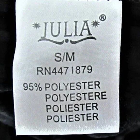 Maxi Skirt Lightweight Ribbed Knit Wide Waistband Side Slit Black Sz Women's S/M - Picture 5 of 5